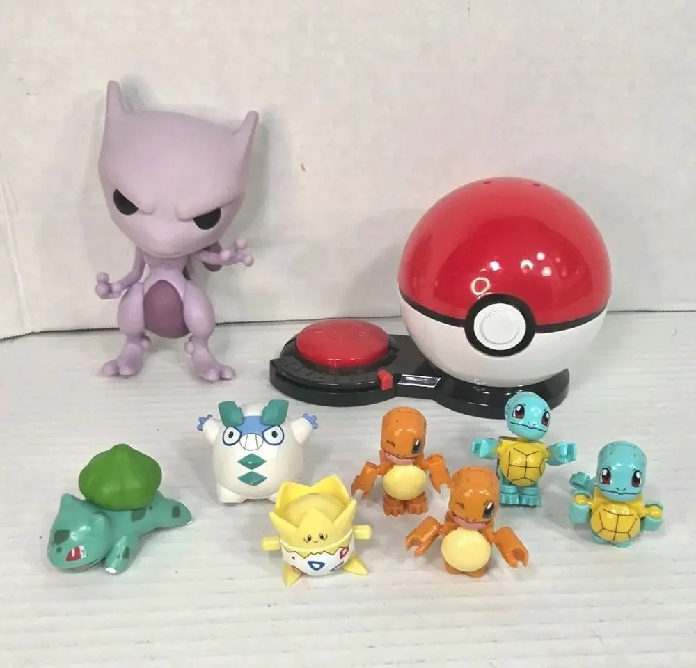 Mega Construx Pokémon Squirtle Charizard Togepi Toy Lot Mewtwo Bulbasaur Pokemon